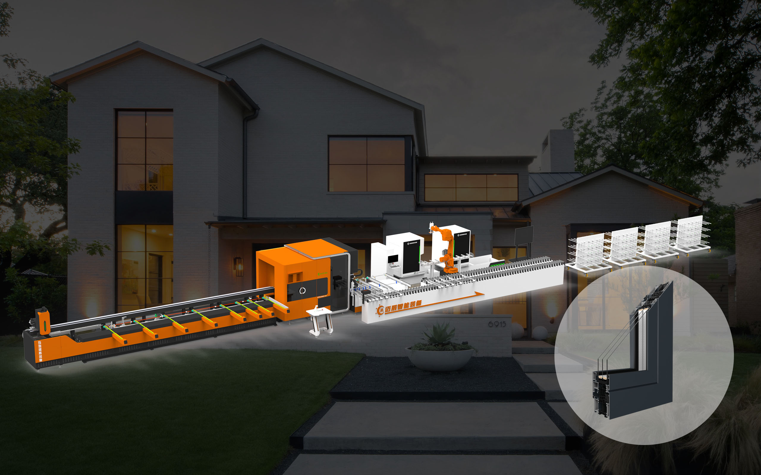 Window Making Machinery, uPVC & Aluminum Window Machine