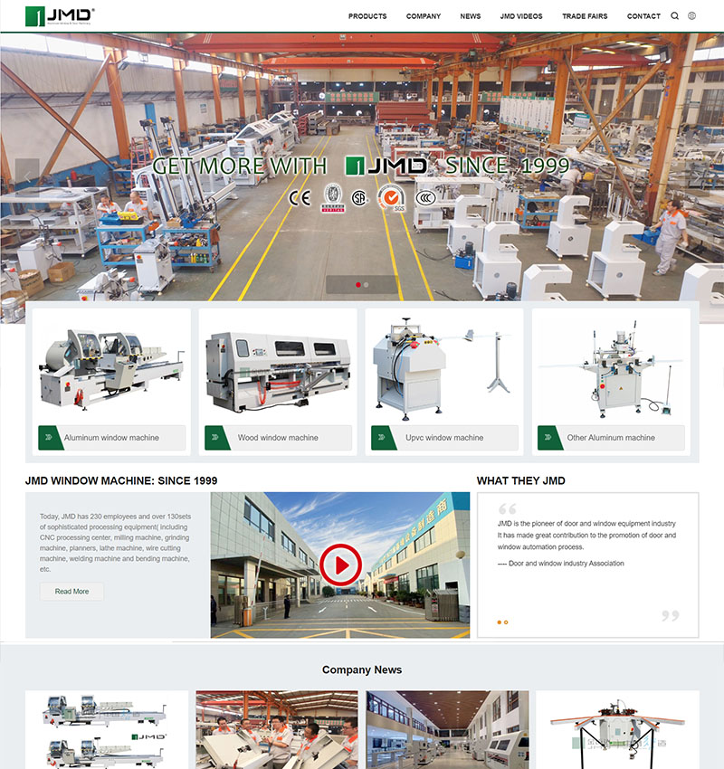 JMD: Aluminum Window Machine