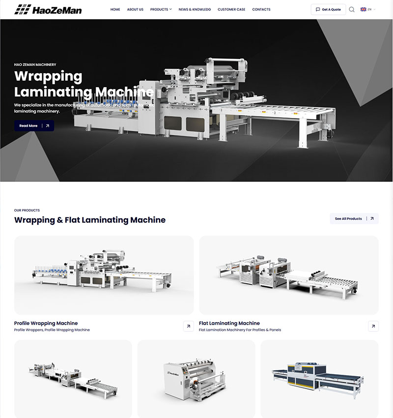 Haozeman: Profile Lamination Machine