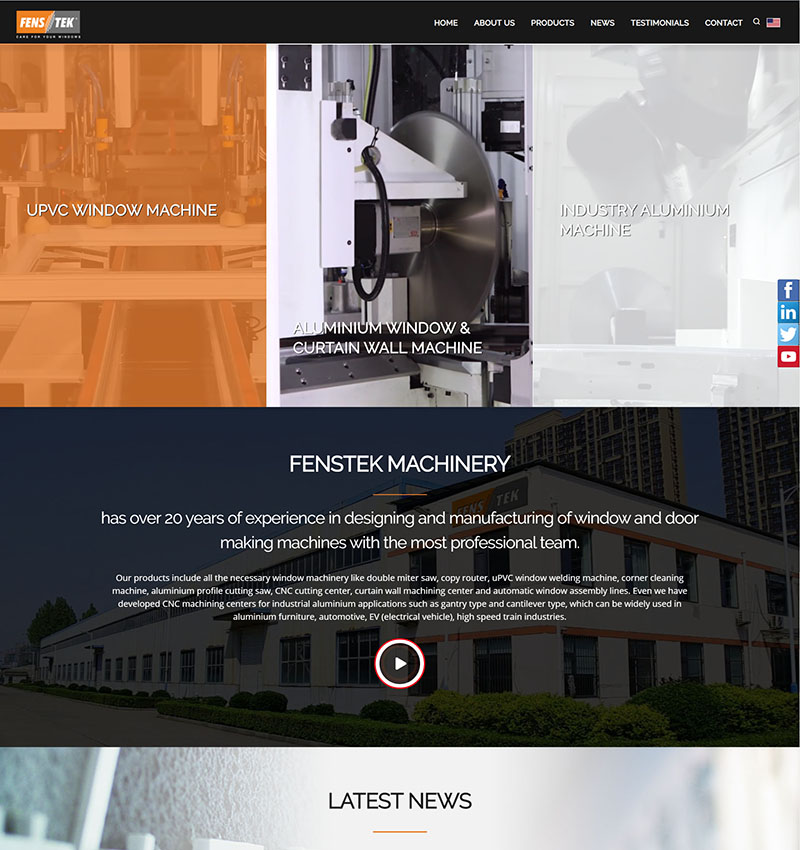 FENSTEK: uPVC Window Machine